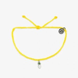 ❄️ Pura Vida | PINEAPPLE BITTY BRAID YELLOW BRACELET